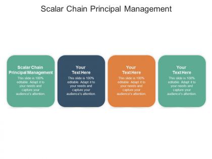Scalar chain principle management ppt powerpoint presentation gallery example introduction cpb