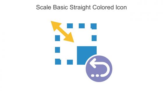 Scale Basic Straight Colored Icon In Powerpoint Pptx Png And Editable Eps Format