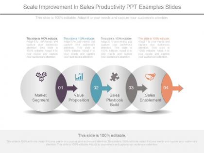 Scale improvement in sales productivity ppt examples slides