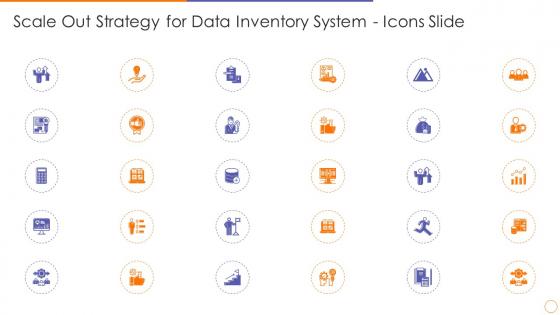 Scale out strategy for data inventory system icons slide