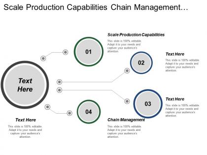 Scale production capabilities chain management performance improvement process
