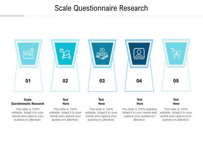 Scale questionnaire research ppt powerpoint presentation portfolio infographics cpb