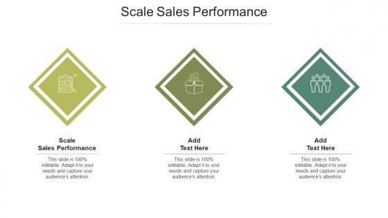 Scale Sales Performance In Powerpoint And Google Slides Cpb