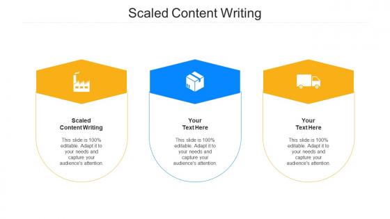 Scaled Content Writing Ppt Powerpoint Presentation File Microsoft Cpb
