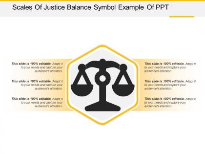 Scales of justice balance symbol example of ppt
