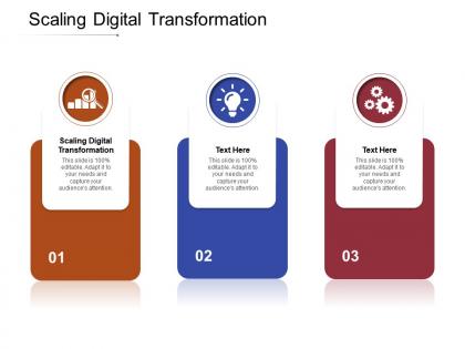 Scaling digital transformation ppt powerpoint presentation outline master slide cpb