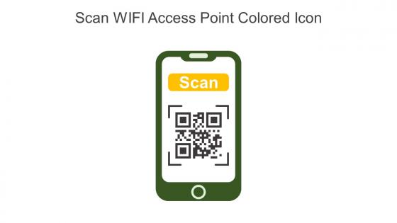 Scan WIFI Access Point Colored Icon In Powerpoint Pptx Png And Editable Eps Format