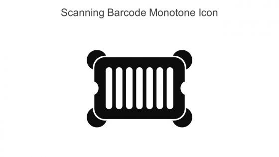 Scanning Barcode Monotone Icon In Powerpoint Pptx Png And Editable Eps Format