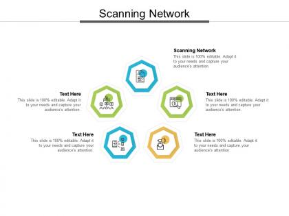 Scanning network ppt powerpoint presentation outline smartart cpb