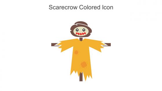 Scarecrow Colored Icon In Powerpoint Pptx Png And Editable Eps Format