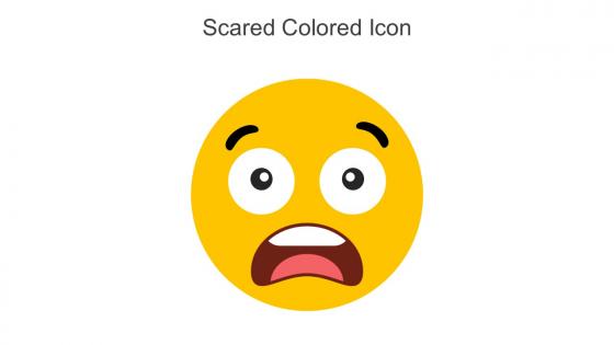 Scared Colored Icon In Powerpoint Pptx Png And Editable Eps Format