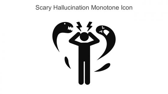 Scary Hallucination Monotone Icon In Powerpoint Pptx Png And Editable Eps Format