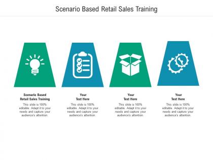 Scenario based retail sales training ppt powerpoint presentation infographic template graphics pictures cpb