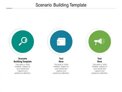 Scenario building template ppt powerpoint presentation outline clipart cpb