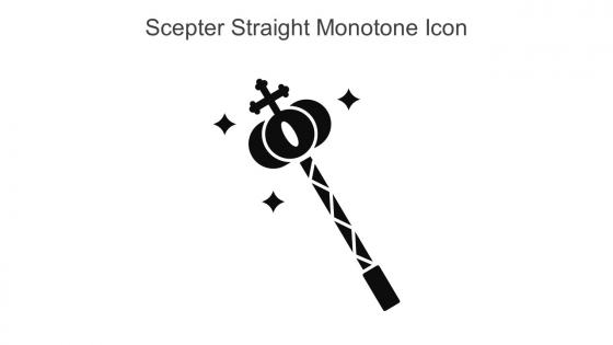Scepter Straight Monotone Icon In Powerpoint Pptx Png And Editable Eps Format