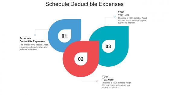 Schedule deductible expenses ppt powerpoint presentation summary ideas cpb