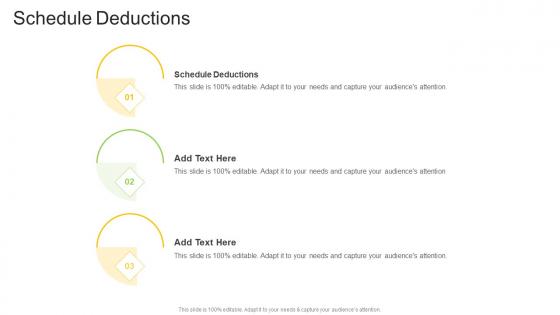 Schedule Deductions In Powerpoint And Google Slides Cpb