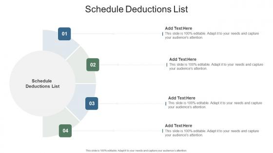 Schedule Deductions List In Powerpoint And Google Slides Cpb