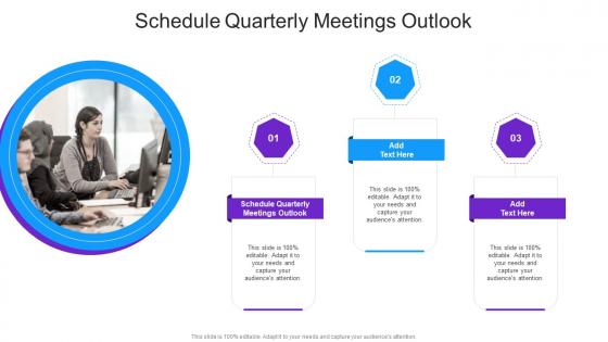 Schedule Quarterly Meetings Outlook In Powerpoint And Google Slides Cpb