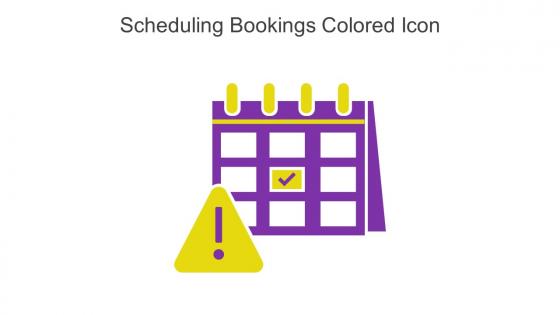 Scheduling Bookings Colored Icon In Powerpoint Pptx Png And Editable Eps Format