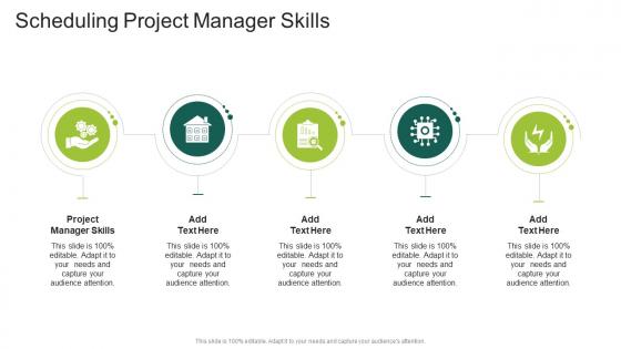Scheduling Project Manager Skills In Powerpoint And Google Slides Cpb