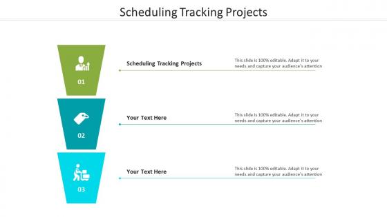 Scheduling tracking projects ppt powerpoint presentation professional show cpb