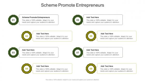 Scheme Promote Entrepreneurs In Powerpoint And Google Slides Cpb