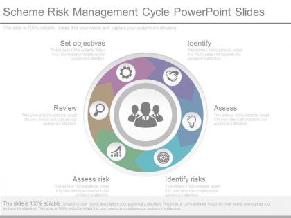 Scheme Risk Management Cycle Powerpoint Slides