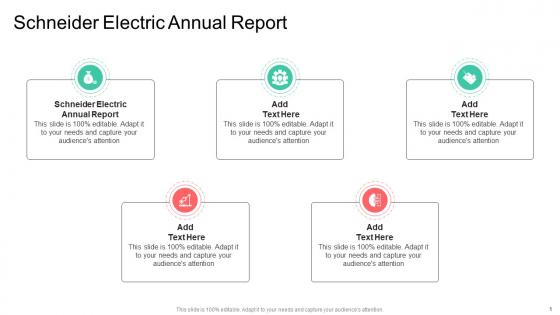 Schneider Electric Annual Report In Powerpoint And Google Slides Cpb
