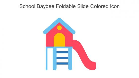 School Baybee Foldable Slide Colored Icon In Powerpoint Pptx Png And Editable Eps Format