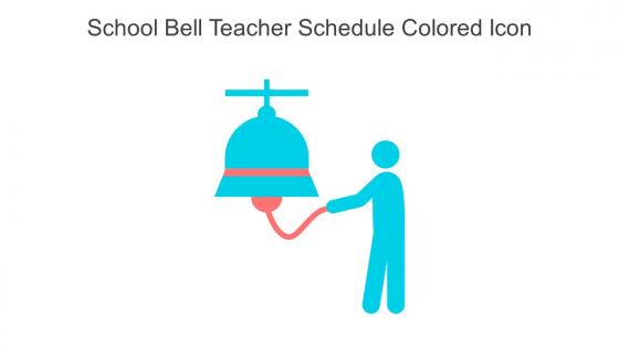 School Bell Teacher Schedule Colored Icon In Powerpoint Pptx Png And Editable Eps Format