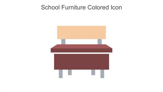 School Furniture Colored Icon In Powerpoint Pptx Png And Editable Eps Format