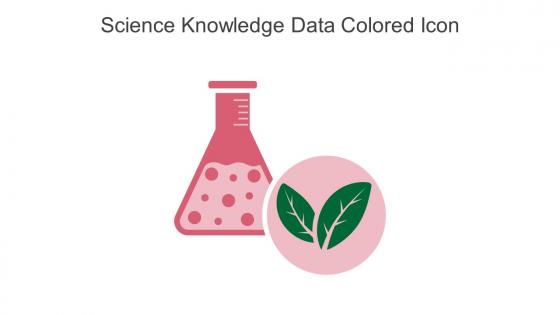 Science Knowledge Data Colored Icon In Powerpoint Pptx Png And Editable Eps Format