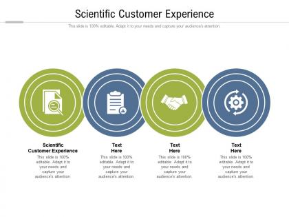 Scientific customer experience ppt powerpoint presentation portfolio guide cpb