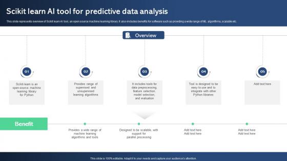 Scikit Learn AI Tool For Predictive Data Best AI Tools For Process Optimization AI SS V
