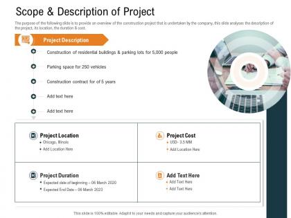 Project Description Graphics Project Scope Description PowerPoint Presentation and Slides PPT ...