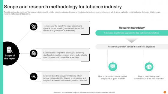 Scope And Research Methodology Smoking Industry Report IR SS V