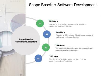 Scope baseline software development ppt powerpoint graphics cpb