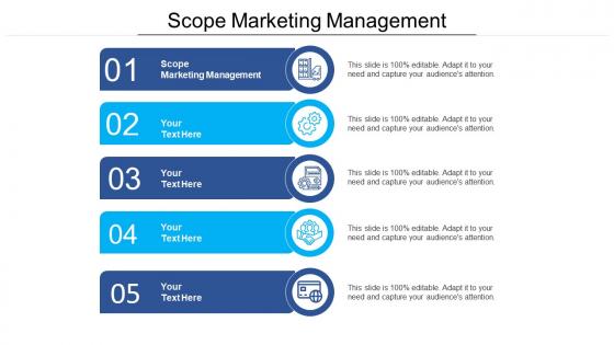 Scope marketing management ppt powerpoint presentation styles icons cpb