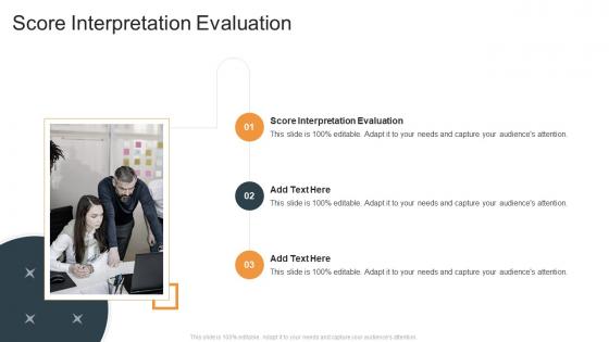 Score Interpretation Evaluation In Powerpoint And Google Slides Cpb