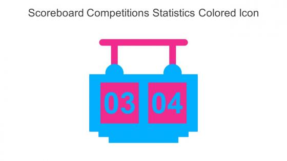 Scoreboard Competitions Statistics Colored Icon In Powerpoint Pptx Png And Editable Eps Format