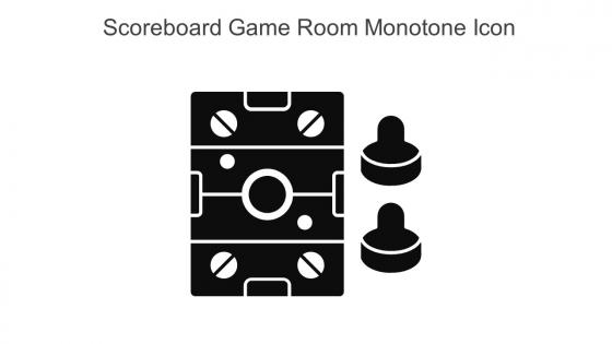 Scoreboard Game Room Monotone Icon In Powerpoint Pptx Png And Editable Eps Format