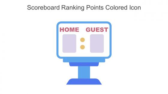 Scoreboard Ranking Points Colored Icon In Powerpoint Pptx Png And Editable Eps Format