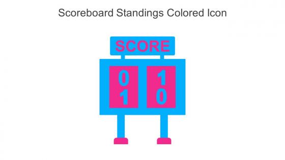 Scoreboard Standings Colored Icon In Powerpoint Pptx Png And Editable Eps Format