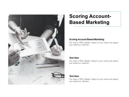 Scoring account based marketing ppt powerpoint presentation summary inspiration cpb