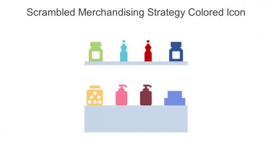 Scrambled Merchandising Strategy Colored Icon In Powerpoint Pptx Png And Editable Eps Format