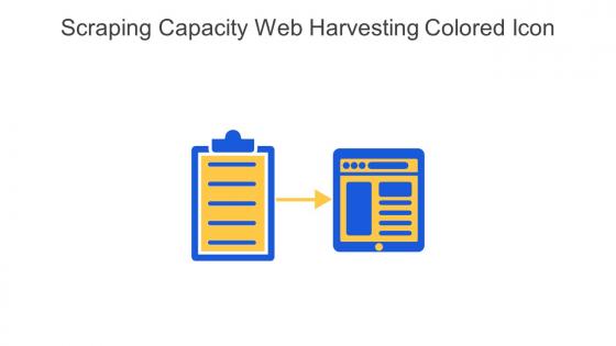 Scraping Capacity Web Harvesting Colored Icon In Powerpoint Pptx Png And Editable Eps Format