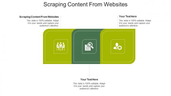 Scraping content from websites ppt powerpoint presentation professional mockup cpb