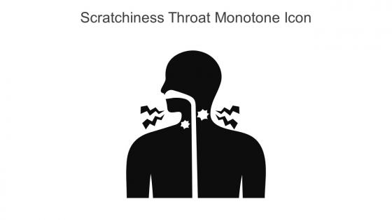 Scratchiness Throat Monotone Icon In Powerpoint Pptx Png And Editable Eps Format