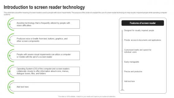Screen Reader Types Introduction To Screen Reader Technology
